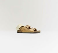 Tread-Embossed Leather Clogs Image 7