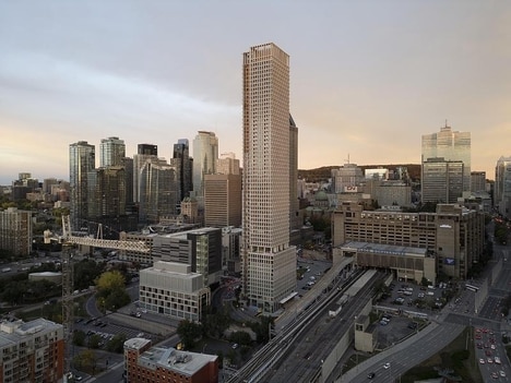 Sculpted Concrete Mixed-Use Buildings