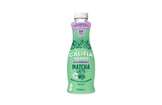 Bottled Blueberry Matcha Lattes