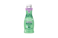 Bottled Blueberry Matcha Lattes