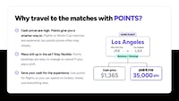 Points-Powered Sports Travel