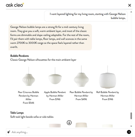 Home Furnishing Shopping Assistants