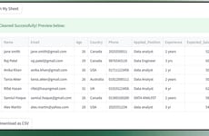 Spreadsheet Cleanup Tools