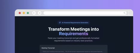 Product Requirement Tools