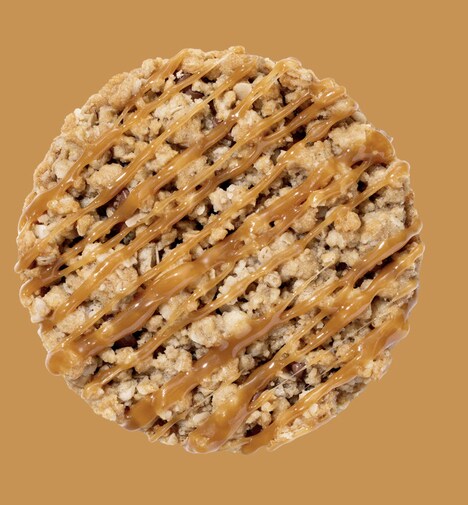 Caramel-Topped Oat Cookies