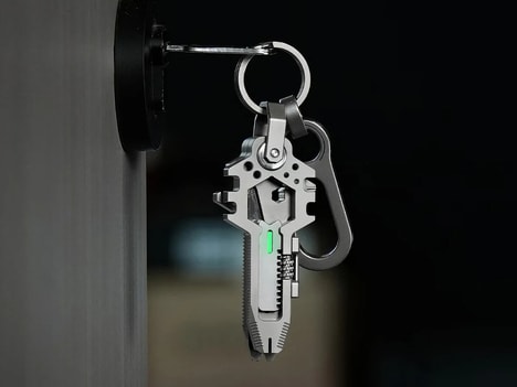 Titanium Key-Shaped Multitools