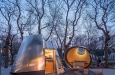 Pour-Over-Inspired Pavilions