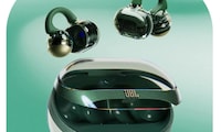 Emerald-Hued Open-Ear Earbuds