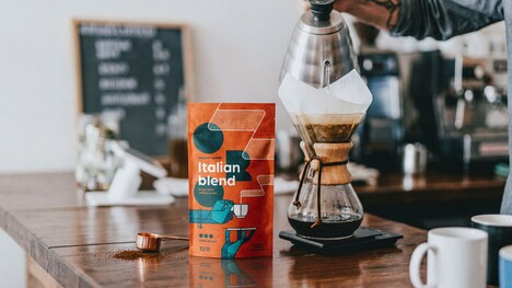 Bold Geometric Coffee Packs