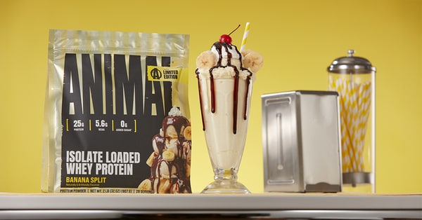 Banana Split-Inspired Whey Proteins