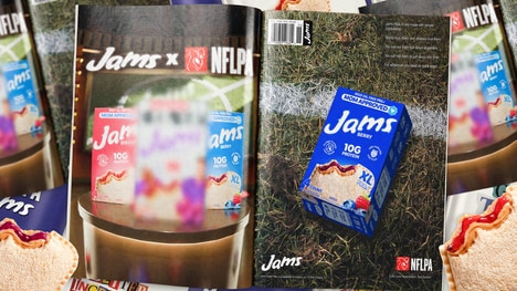 Player-Made PB&J Sandwiches