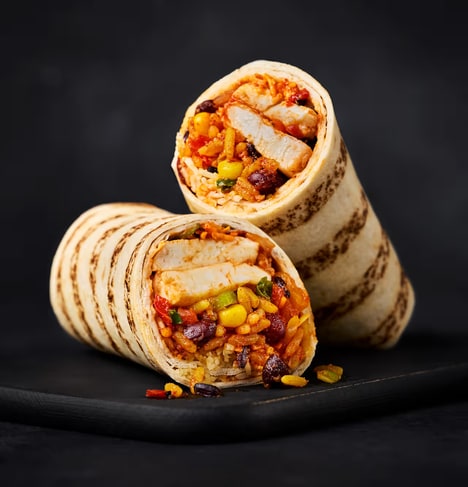 Smoky Halloumi Burritos
