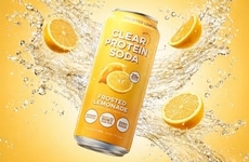 Refreshing Citrus Protein Sodas