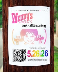Red Head-Focused Look-Alike Contests Image 1
