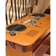 Mahogany Cowhide Consoles Image 2