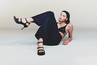 Hybrid Heel Sandals Image 2