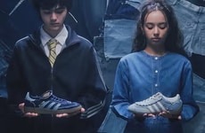 Denim Suede Sneakers