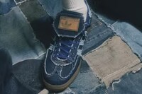 Denim Suede Sneakers Image 3