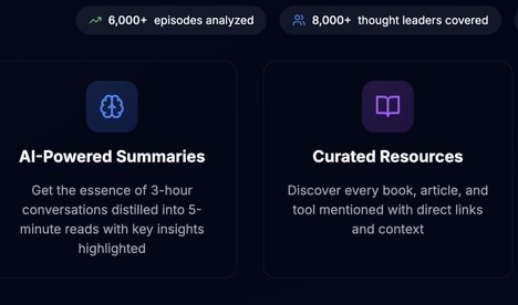 Podcast Knowledge Tools