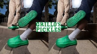 Branded Pickle-Inspired Shoes