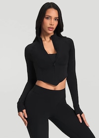 Ultra-Flattering Pilates Zip-Up Jackets Image 5