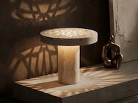 Geometric Stone Lamps Image 2