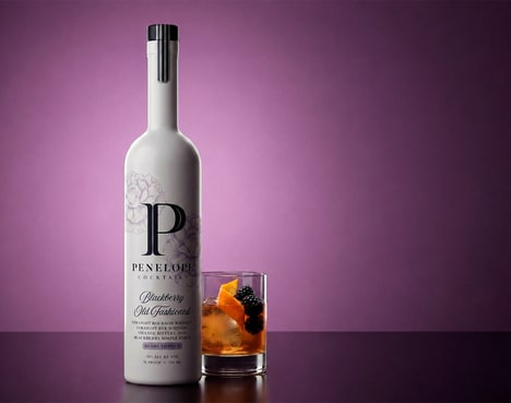Blackberry-Themed Bottle Cocktails