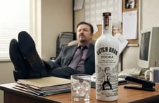 Sitcom-Honoring Vodka Branding