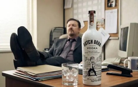 Sitcom-Honoring Vodka Branding