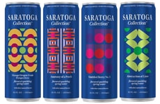Artistically Branded Sparkling Waters