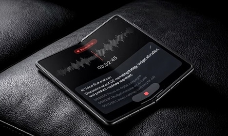 Luxury Book-Style Foldable Smartphones