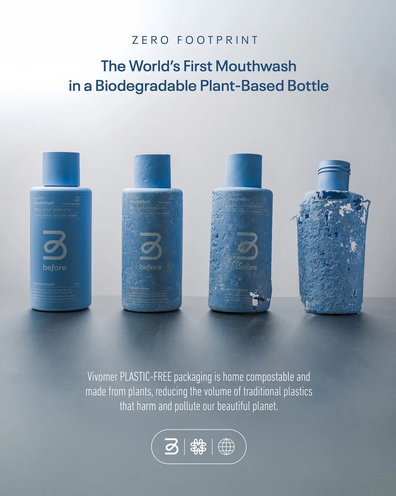 Plant-Based Mouthwash Bottles Article Thubnail