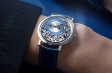 Collaborative Blue-Hued Timepieces