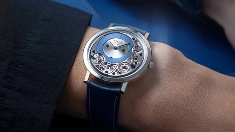 Collaborative Blue-Hued Timepieces