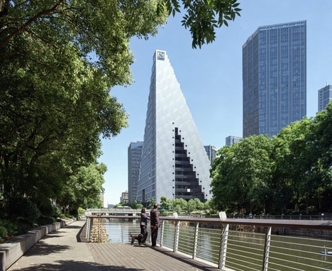 Pyramidal Mixed-Use Towers