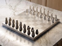 Minimalist Aluminum Chess Sets