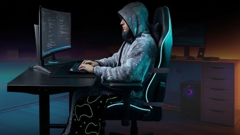 Computer Chair-Attached Blankets