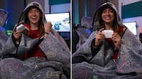 Computer Chair-Attached Blankets Image 3