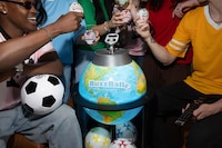 Globe-Shaped Bar Carts Image 2