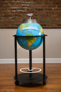Globe-Shaped Bar Carts Image 4