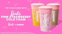 Pink-Hued Cafe Drinks