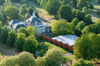 Snaking Brick Pavilions Image 2