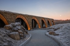 Grass-Roof Geothermal Spas