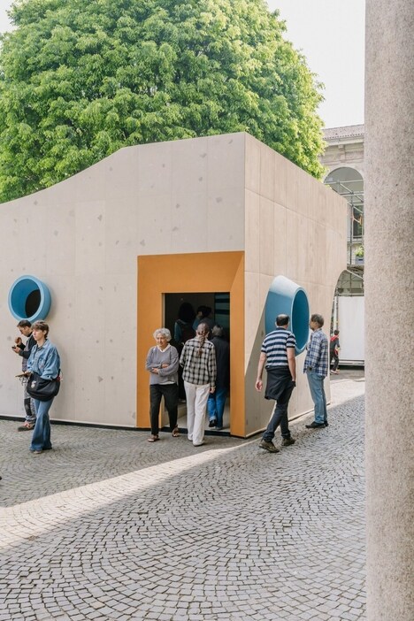 Tile-Clad Exhibition Structures
