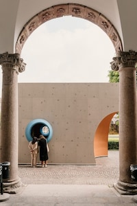 Tile-Clad Exhibition Structures Image 3