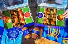Shareable Soccer Pretzel Snacks