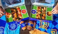 Shareable Soccer Pretzel Snacks Image 1