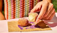 Strawberry Sugar Donut Holes Image 1