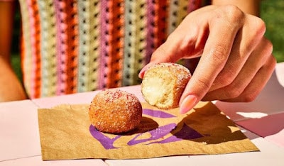 Strawberry Sugar Donut Holes