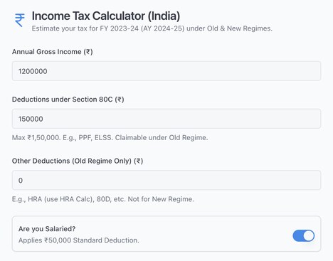 Planning Calculation Tools